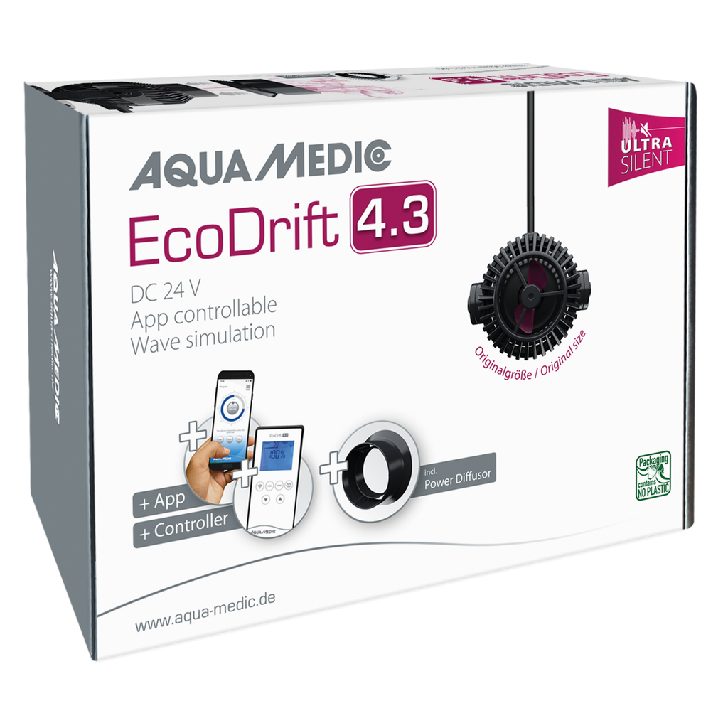 Aqua Medic EcoDrift App-Control Current Pump and wave simulation