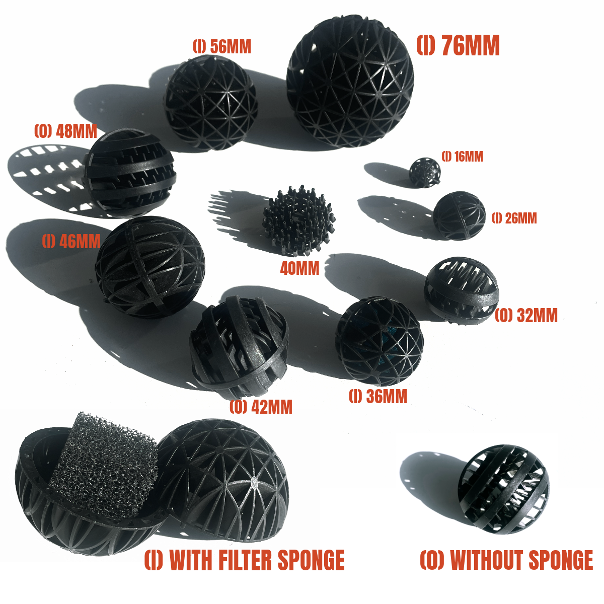 Aquatees 50pcs Bio Balls