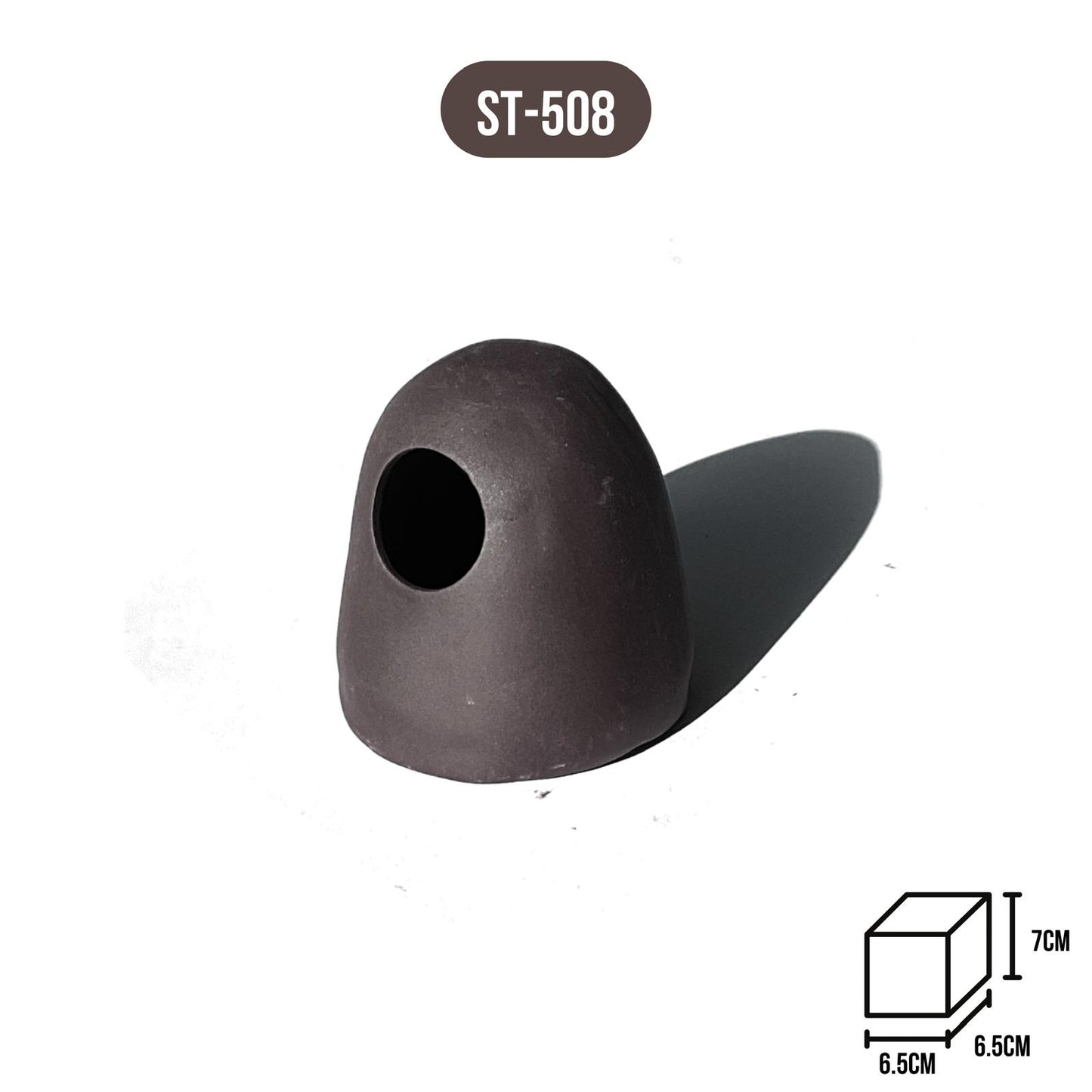 Aquatees Aquarium Hiding Caves - Ceramic/Terracotta