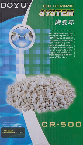 Boyu Pre Bagged Aquarium Filter Media - Activated Carbon / Ceramic Rings
