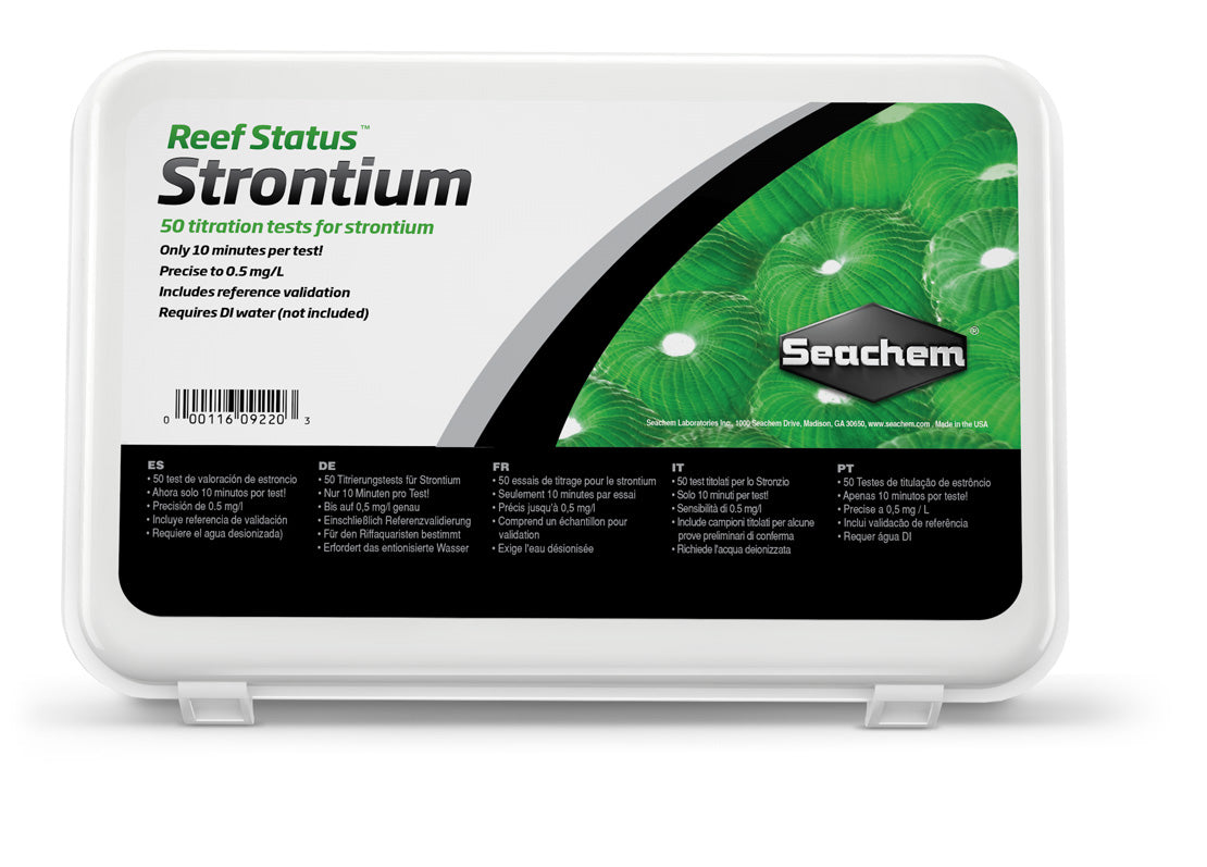 Seachem Reef Status Strontium Test Kit
