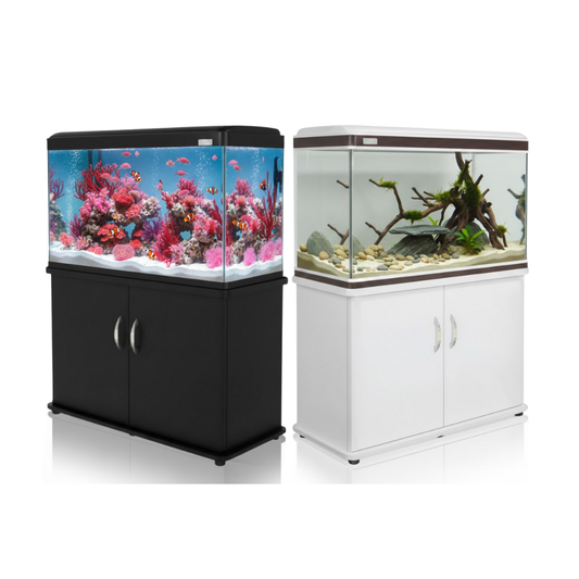 Aquatees D800 | 80cm Luxury Aquarium & Integrated Storage Cabinet