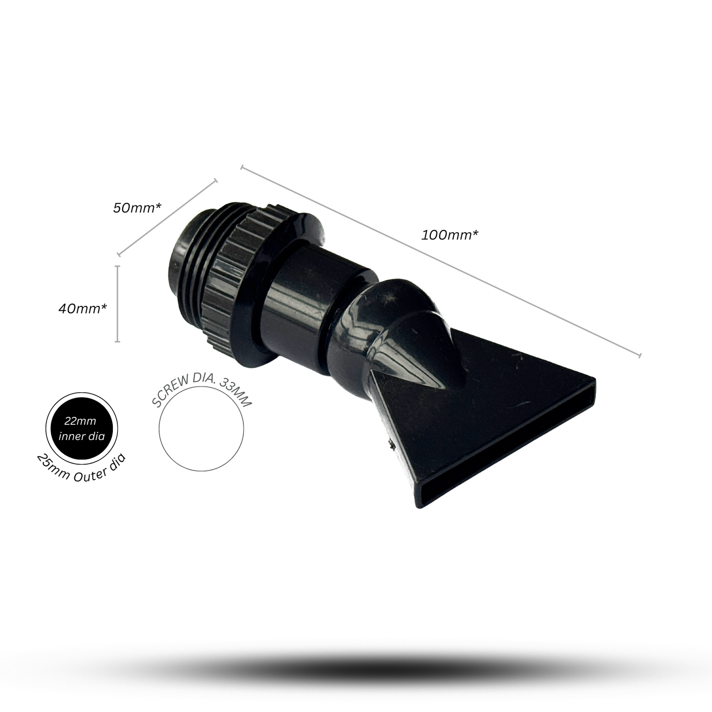 Aquatees Aquarium Duckbill Return Pipe Attachements