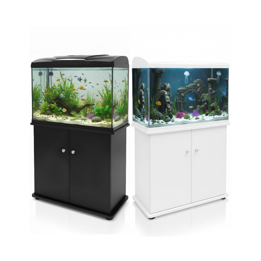 Aquatees B260H | 84L Luxury Aquarium & Integrated Storage Cabinet