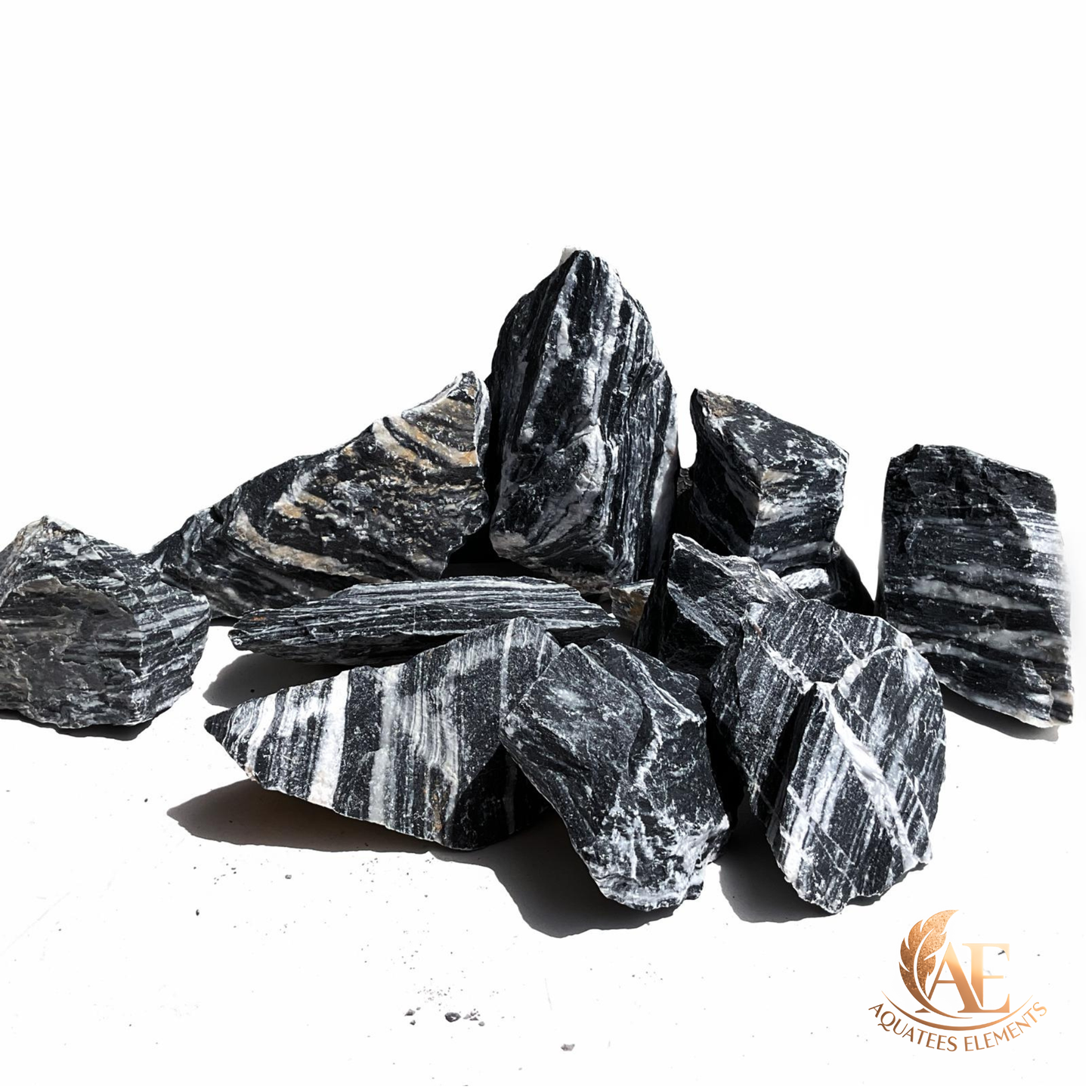 Aquatees Elements - Black Aurum Stones