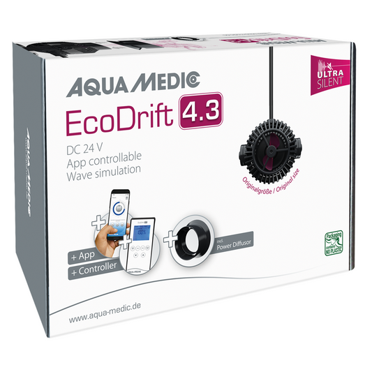 Aqua Medic EcoDrift  App-Control Current Pump and wave simulation