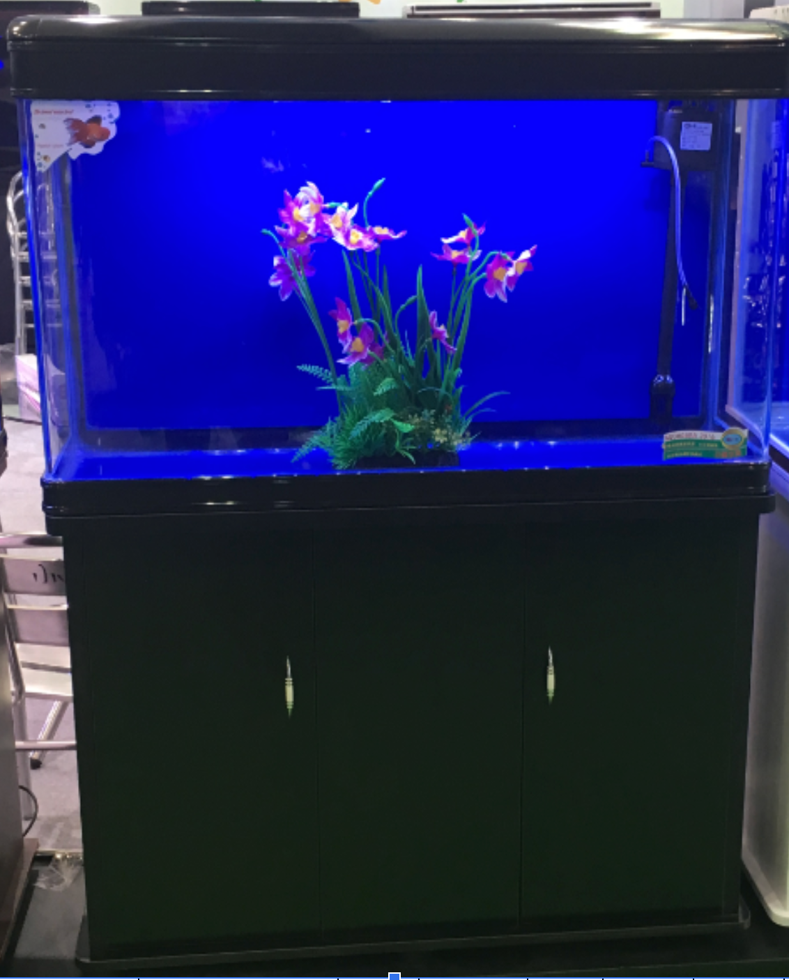 Aquatees D800 | 80cm Luxury Aquarium & Integrated Storage Cabinet