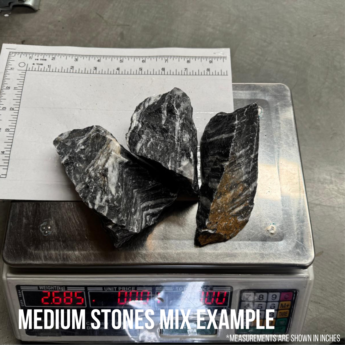 Aquatees Elements - Black Aurum Stones